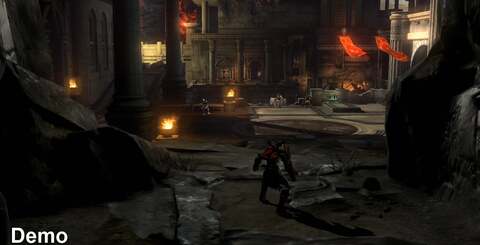 The most obvious change is in the lighting of the entire level - far more of the art detail is now more readily apparent.