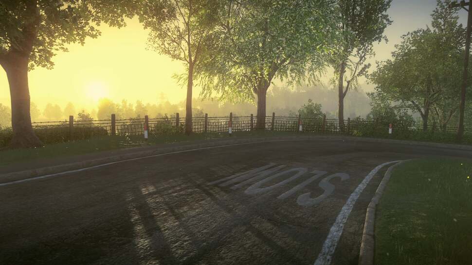 Impressively, the sun's light diffuses as clouds pass across the sky, softening and sharpening shadows on the ground to a rhythmic pulse