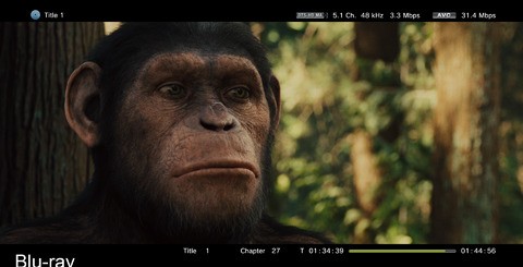 Gaming is still waiting for its Netflix moment - where convenience outweighs fidelity. In these shots we see Planet of the Apes captured from Blu-ray and with equivalent shots from the same movie streaming at 1080p from the 360's Zune Marketplace. Note that these are library images taken before Microsoft fixed the reference levels on the 360's video output, but do accurately represent streaming vs. BD quality in terms of how detail is resolved.