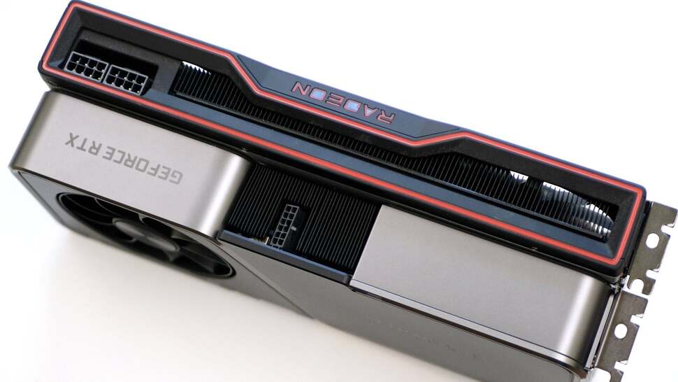 although the Radeon card opts for more traditional power inputs