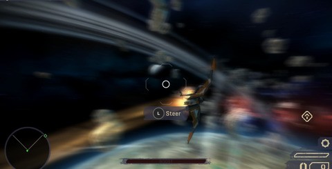 A curious set-up is present with regards to the game's use of alpha buffers, with some effects being rendered in lower resolution than others. Smoke and fire effects are obviously upscaled, while the foliage is not (top). The inclusion of camera and object motion blur delivers a cinematic feel to the presentation while enhancing the ferocity of the action.