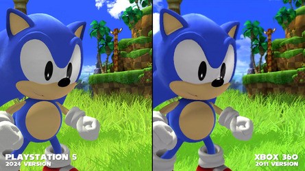 Sonic Generations is only available on PS4 and PS5 as part of this new release, but on Xbox Series X you could also conceivably play the 360 version using back-compat. The changes? A clearer 4K UI, a save game system, faster loads and remade 4K cutscenes make the new version a better choice, though the game visuals are identical.
