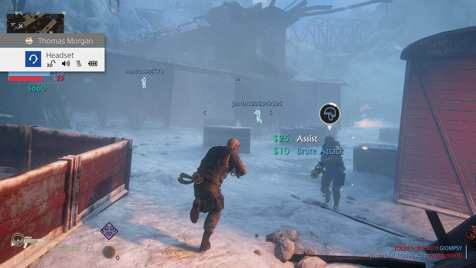 A unique icon pops up in the corner when 3D audio is working