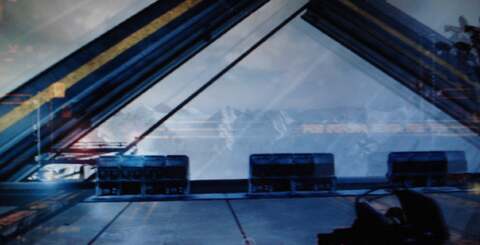 Crosstalk is a frequent annoyance in 3D mode, although the double-image effect is more noticeable on some games than in others. In these shots, we photographed the screen through one lens of the 3D glasses to illustrate the ghosting effect. You can super-size the images by clicking on the thumbnails.