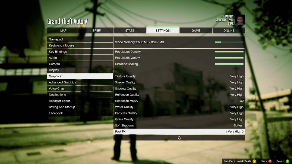 Cranking the presets up, here we have the very high settings detailed in full, as used for our more demanding GTX 780 Ti and R9 290 benchmarks