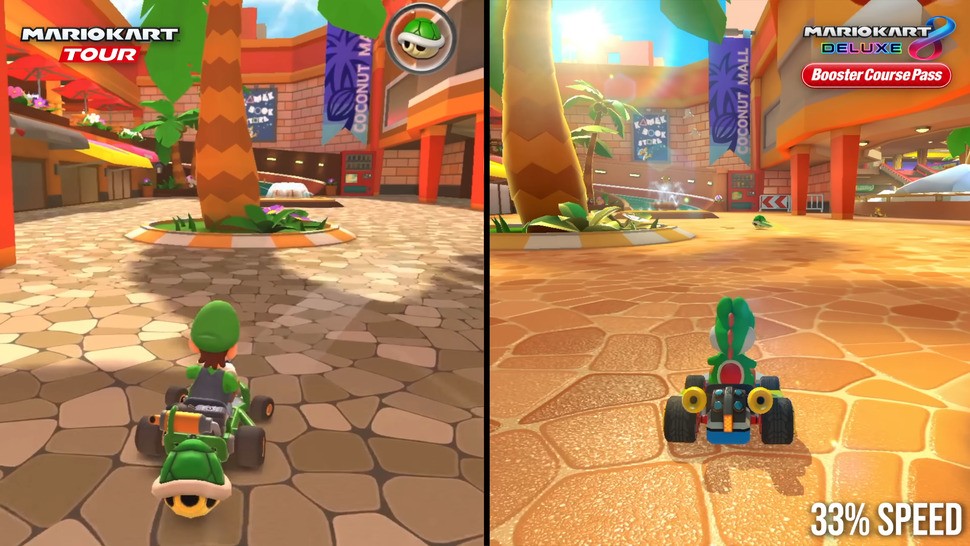 There are a few noticeable changes between the original mobile tracks and the same tracks in MK8
