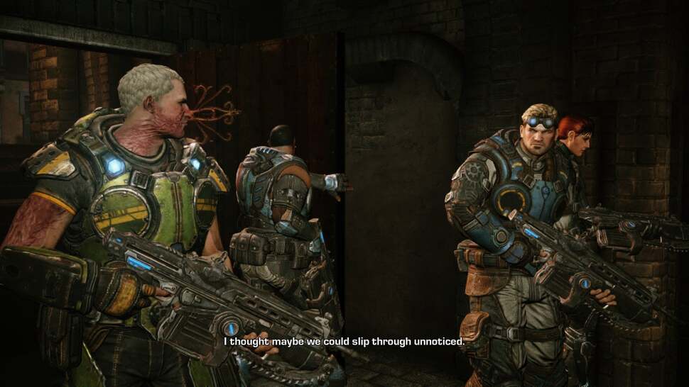 Gothic mansions make an iconic return for the series, complete with all adjacent cover points you'll ever need. Attention to detail is superb, with statues and ripped, flapping banners decorating the lobby here