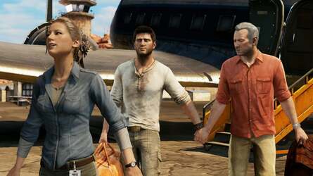 The supporting cast in Uncharted 3 isn't quite as interesting and ambiguous as it is in the last game - the split between 'goodies' and 'baddies' is obvious, but Naughty Dog pulls the rug from under our feet somewhat when it comes to the character of Nathan Drake himself.