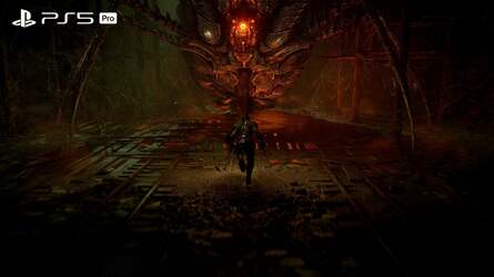 Demon's Souls already looked fantastic on the base PS5, so the PS5 Pro upgrade is relatively restrained - but the game's underlying artwork of course looks its best on the new platform.