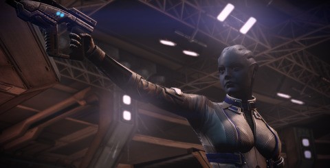 Playing Mass Effect 3 at 1080p isn't quite the revelation we had hoped for due to the game's decidedly fixed texture settings, but the additional clarity is warmly welcome.