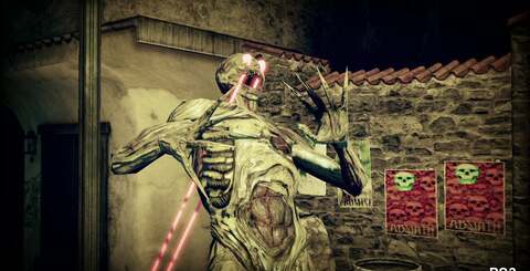 Texture filtering is clearly superior on PS3, giving a sharper image in places. Curiously, camera-based motion blur is absent though, appearing only on the 360 game.