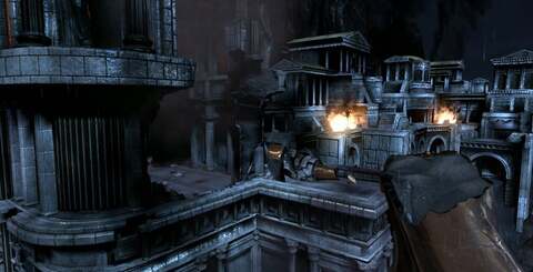 The team keeps complete control of the camera throughout the game in order to maintain the cinematic experience and to show off the artwork to its fullest potential. On-rails camera shots also serve a purpose in outlining what lies ahead in new territory.