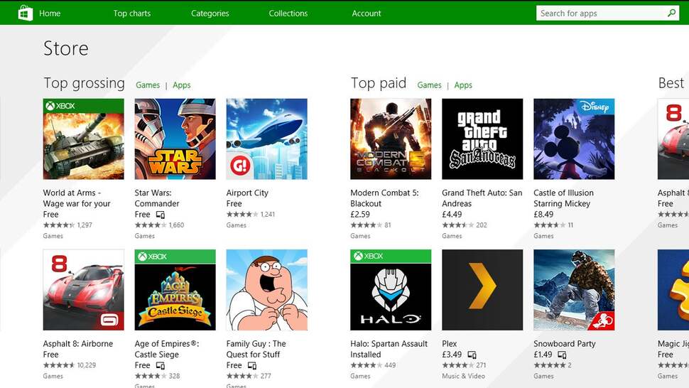 The Windows Store remains somewhat bereft of modern, decent content - but remember, there's nothing stopping you accessing the multitude of standard Windows apps in desktop mode