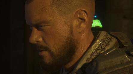 Every part of the protagonist's person is richly detailed, from beads of sweat to segments of armor.