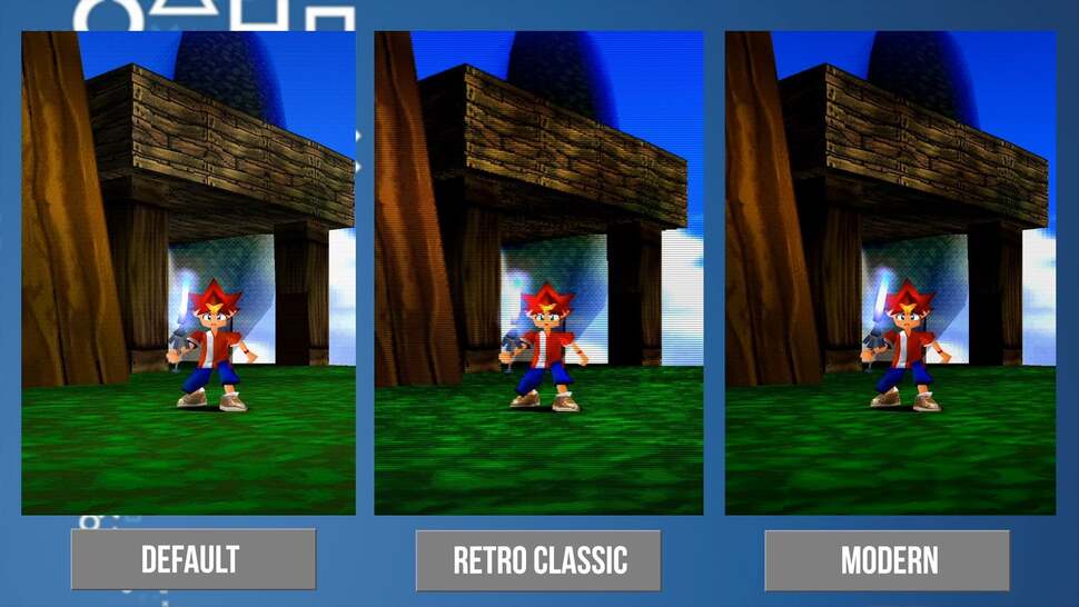 Additional display modes are available, but again, there's the sense that the implementation of the various scalers and effects hasn't been properly executed