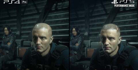 A range of detail and artwork cutbacks are required to get The Callisto Protocol reasonably performant at 30fps on any of the last-gen machines. Click on the images for higher resolution versions.