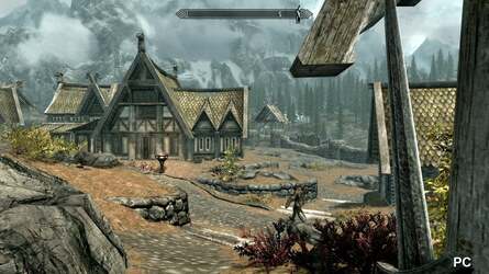 The look of the PC version is remarkably similar to that of the consoles, which is a testament to the deft coding hands at Bethesda. Improvements are present though, especially by way of draw distances on trees and shadows, plus higher quality textures in spots.