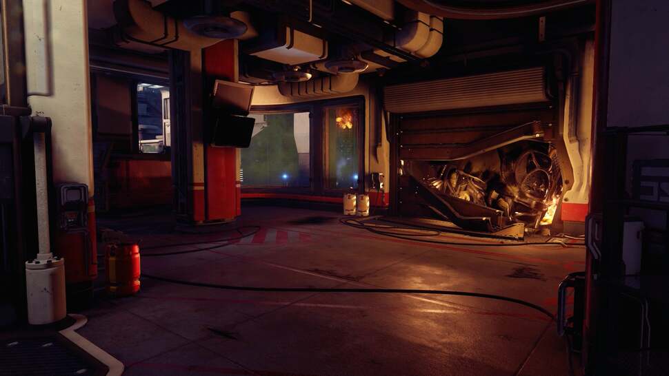 The material used on the floor here is an example of one of the higher quality textures in the game