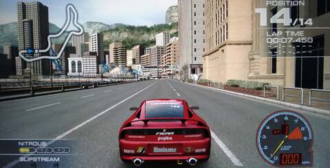 As you can see above, 720p sources are scaled nicely (top-left), with only mild softness and a few additional jaggies (Ridge Racer in native 1080p mode to the right). Unfortunately the displays scaling capabilities don't extend to standard definition material, in which the additional blur and softness scrubs over fine details in the source material (bottom).