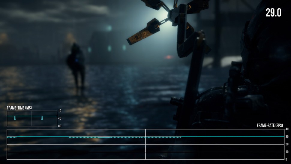 Surprisingly, some of the more complex scenes run very smoothly