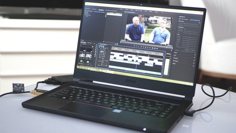 A thin and light laptop capable of video editing with multiple 4K60 streams in play simultaneously? We were surprised at how well this machine ran demanding productivity tasks