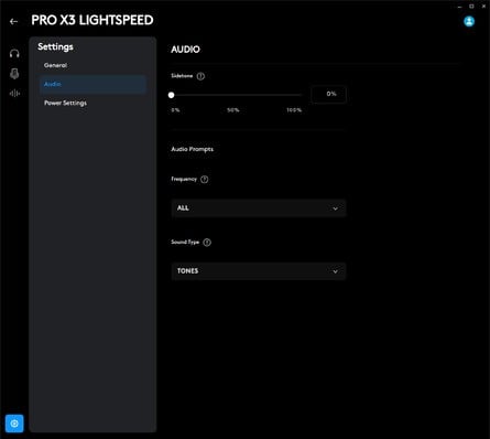 Here's G Hub. The addition of parametric EQs for the mic and headset is great, and only the sampler feature really feels like a gimmick - everything else is useful. Click screenshots to enlarge.
