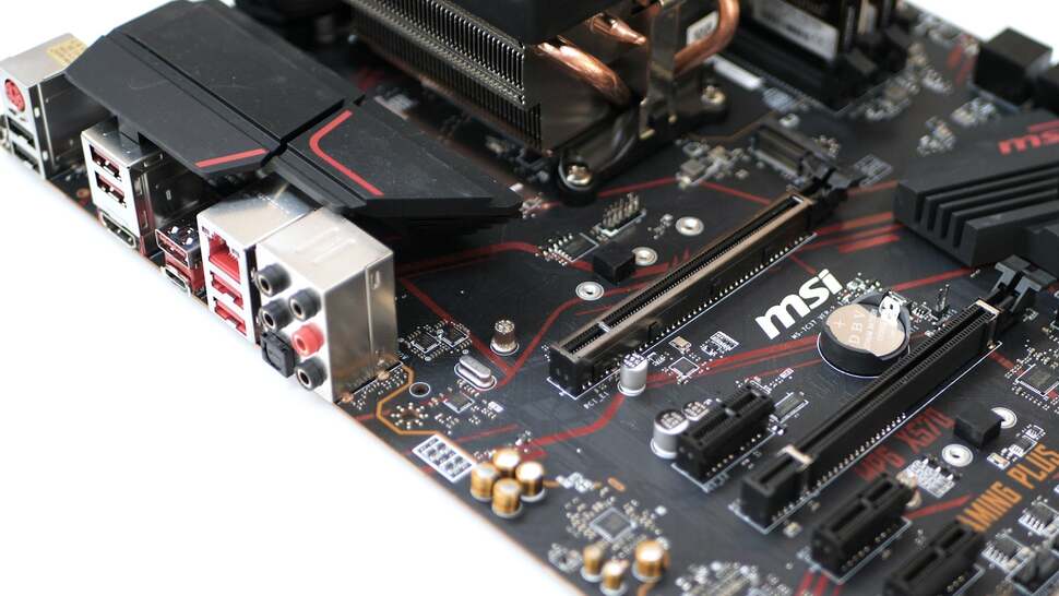 A quick glance at rear I/O - and yes, there are twin m.2 slots here supporting PCI Express 4.0