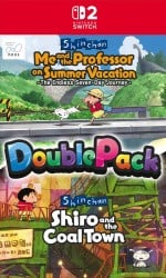 Shin chan: Me and the Professor on Summer Vacation - The Endless Seven-Day Journey and Shin chan: Shiro and the Coal Town Double Pack Cover