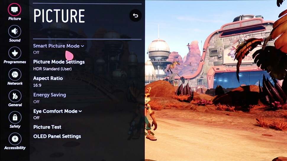 LG's menu system is clearly laid out and contains a wealth of options for picture customisation. This includes motion interpolation, calibration controls, and various picture modes for SDR and HDR
