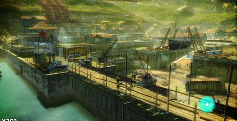 A couple of comparison shots designed to illustrate the difference in resolution and the impact that the post-process anti-aliasing technique(s?) have on the overall image quality. There's a definite blur on 360, which is emphasised still further on the PlayStation 3 version.