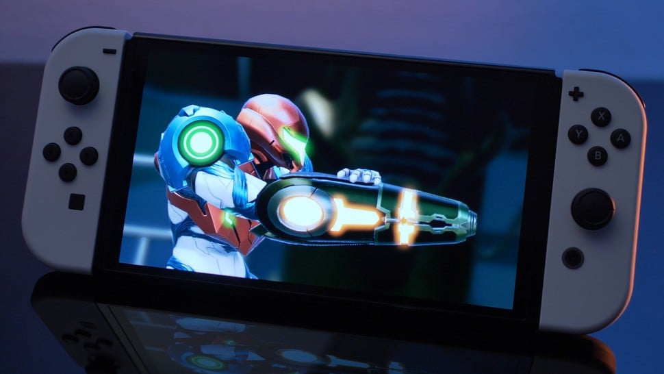Metroid Dread's aesthetic is a perfect match for the new Switch OLED model's excellent display