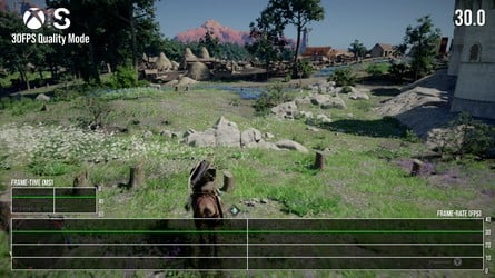 Here's how Series S performance can vary in the 30fps quality mode - click to enlarge.