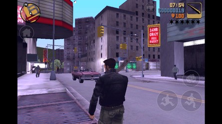 Some 3D games will show little to no improvement compared to the iPhone 4S, Grand Theft Auto 3 mobile being a decent case in point. Simplistic visuals by today's standards, married to a frame-rate limiter holds back the potential of the A6 processor.