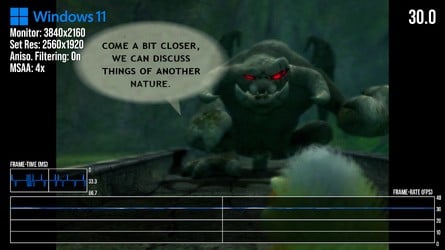 Conker runs in a correct 4:3 aspect ratio on PC, unlike on Series X. 