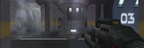 A bonus comparison gallery. Red Faction 2 is currently only available on the US PlayStation Store, but here it is anyway, up against our PAL copy of the game running with full and partial hardware support. Standard PS2 resolution is 640x448 (though often upscaled from lower native resolutions), but here we see the optimised PAL code display 640x512. Frame rate is capped at 25FPS rather than 30FPS, but on the upside you get just over 14 per cent more resolution.