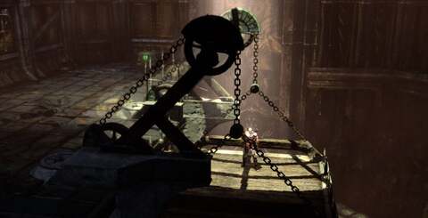 MLAA-style edge-smoothing looks absolutely sensational in still shots but the effect often deteriorates with pixel-popping artifacts. In God of War III this only became especially obvious in the scene shown in the bottom right image.