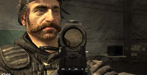 Infinity Ward's streaming tech means substantial texture improvements on PS3... Modern Warfare 1 on top, sequel shots below.