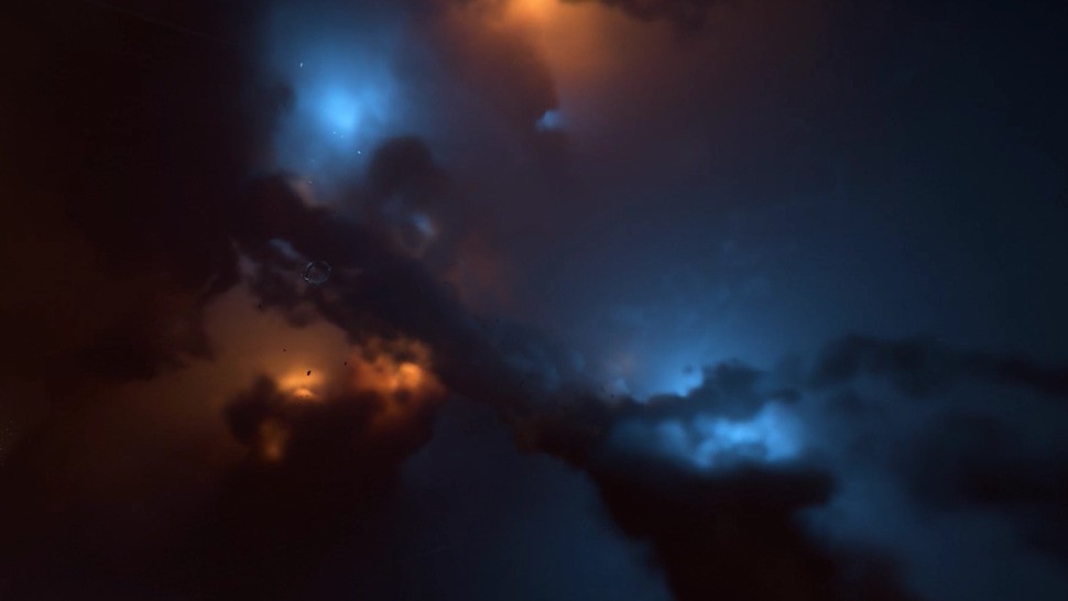 On an almost galactic scale, Star Citizen uses volumetric rendering to deliver some beautiful gas nebulae effects