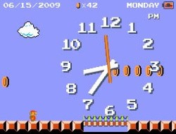 Mario Clock Cover