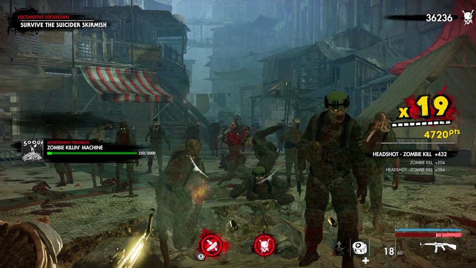 One of the most impressive aspects of the Zombie Army 4 Switch port is that Rebellion North didn't compromise on zombie count - an easy way to claw back performance