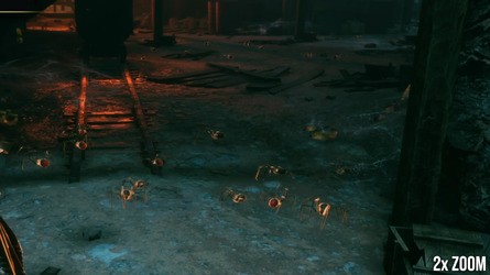 The player character, enemies and NPCs can exhibit an unusual specular sheen that looks a bit out-of-place.