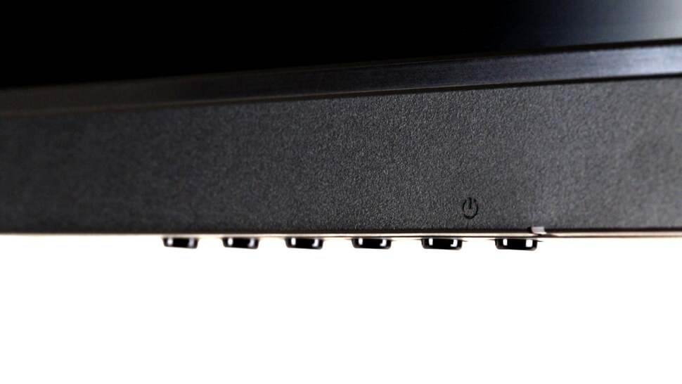 Navigating the OSD is easy thanks to buttons that line up directly with OSD options above
