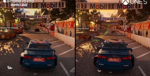 The tweaks and 'downgrades' are plentiful but in motion, Grid Legends on iPhone is a close facsimile of the Xbox One experience.