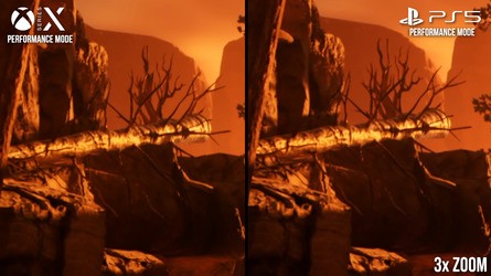 PS5 and Series X are nearly identical, save for slightly sharper shadows on PS5, but the presentation is softer than in many contemporary titles.