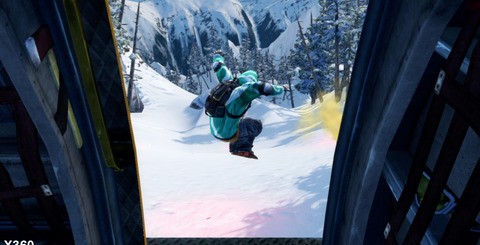 FXAA appears to have been implemented on both versions of SSX. Post-process AA does have some issues with pixel/dot crawl and here the Xbox 360 has a slight advantage with fewer artifacts.