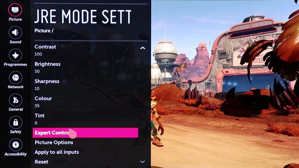 LG's menu system is clearly laid out and contains a wealth of options for picture customisation. This includes motion interpolation, calibration controls, and various picture modes for SDR and HDR