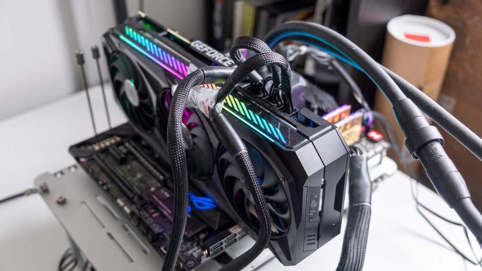 Graphical horsepower is provided by the Asus ROG Strix RTX 3090 OC