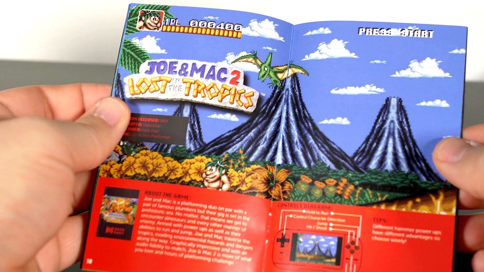 The cartridges even come with attractive manuals