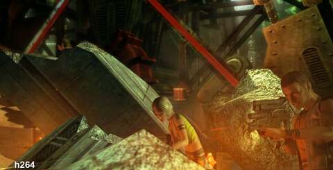 Disc space - or the lack of it - isn't the problem, it's the choice of video codec. Our VC1 and h264 encodes are actually smaller than the Bink encodes on the disc. The h264 files are extremely close in detail retention to our original lossless captures of the PS3 FMV.