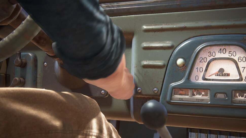 Occasional artefacts can be seen within the game's ambient shadows as objects pass over